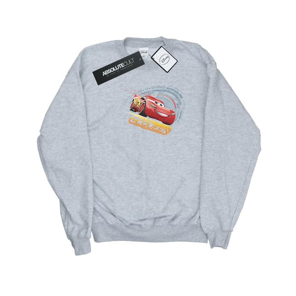Disney Dam/Dam Bilar Blixten McQueen Sweatshirt S Heather Heather Grey S