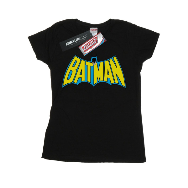 DC Comics dam/dam Batman Retro logotyp bomull T-shirt S svart Black S