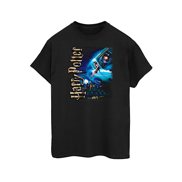 Harry Potter Dam/Damer Leende På Hogwarts Bomull Pojkvän Black L