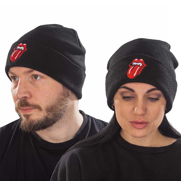The Rolling Stones Unisex Vuxen Fångar Logotyp Mössa En Storlek Svart Black One Size