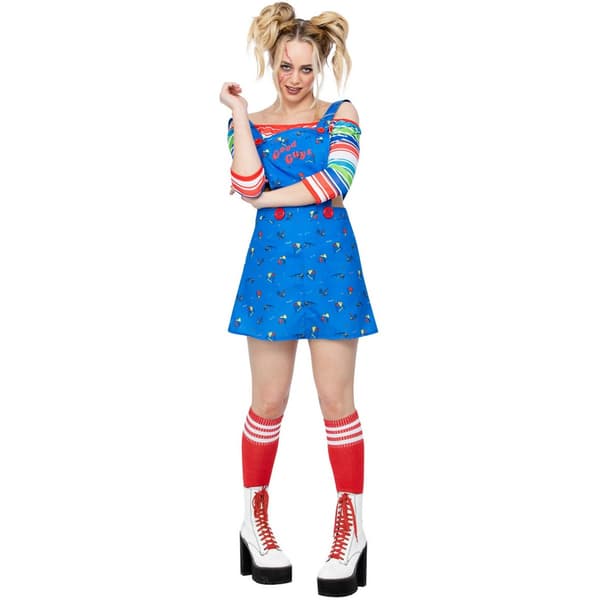 Chucky Dam/Damkostym Klänning S Blå Blue S