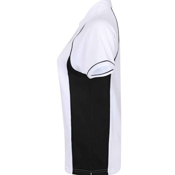 Finden & Hales Dam/Dam Piped Performance Polotröja 10 UK White/Black/Black 10 UK