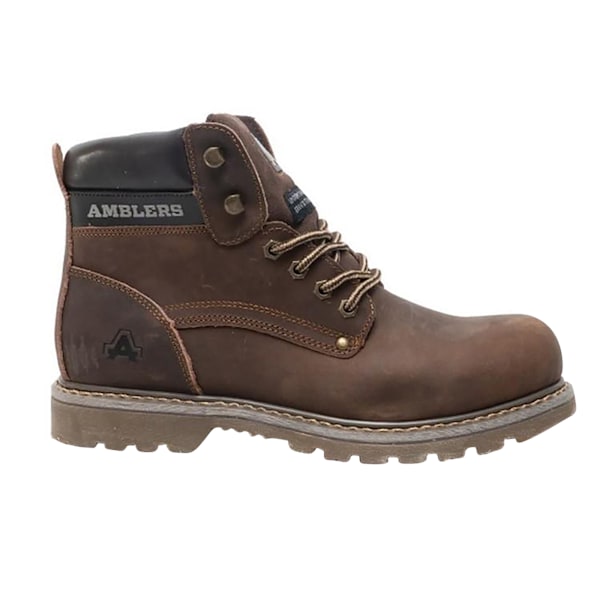 Amblers Dorking Herr Casual Läderstövel / Herrstövlar / Herrstövlar Brown Crazy Horse 6 UK