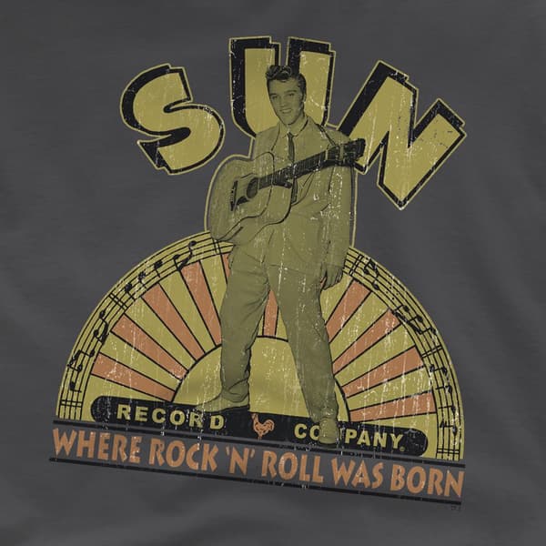 Sun Records Barn/Kids Original Son T-shirt 3-4 år Kol Charcoal 3-4 Years