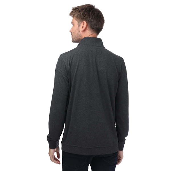 Ted Baker Herr Bits Texturerad Tröja med Hög Krage XL Kolgrå Charcoal XL