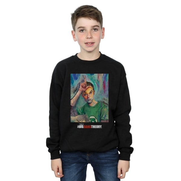 The Big Bang Theory Boys Sheldon Loser Painting Sweatshirt 9-11 Black 9-11 Years