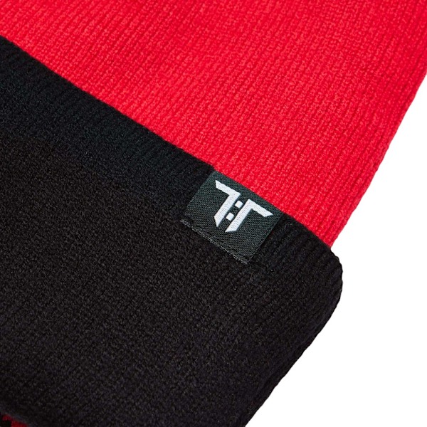 Tokyo Time Unisex Misfits Gaming Beanie i One Size Röd/Svart Red/Black One Size