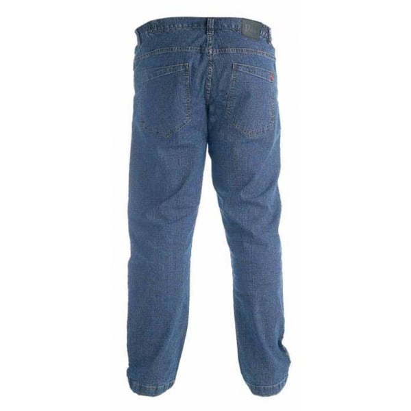 D555 London Herr Kingsize Bailey jeans med elastisk midja 54R Bl Blue 54R