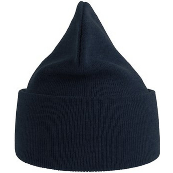 Atlantis Unisex Vuxen Ren Beanie i Återvunnet Material One Size Marinblå Navy One Size