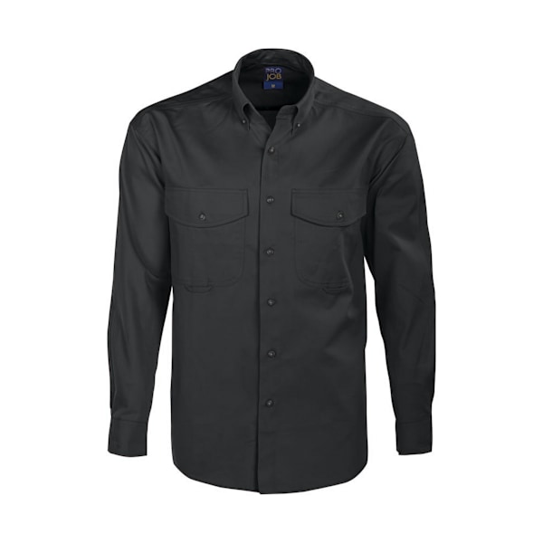 Projob Herrskjorta S Svart Black S