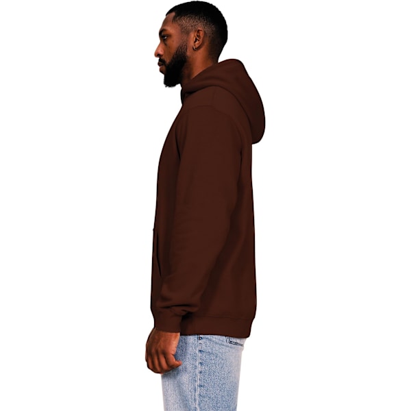 Casual Classics Herr Core Ringspun Bomullshoodie M Choklad Chocolate M