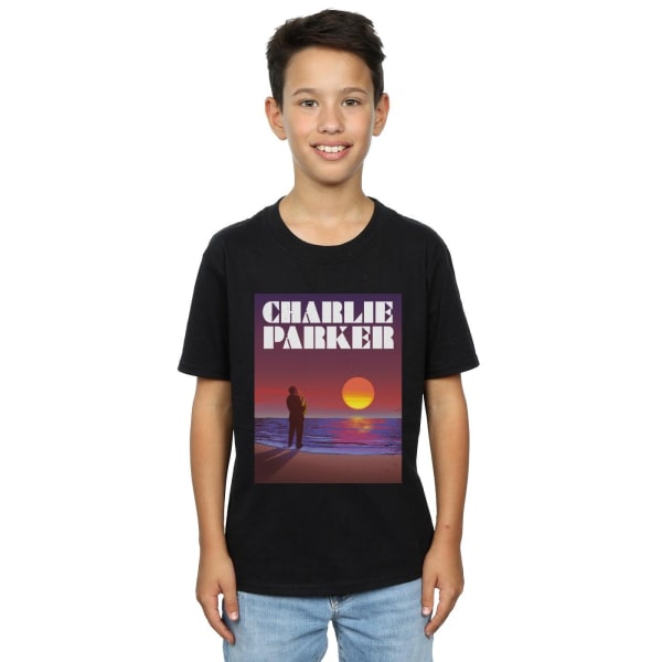 Charlie Parker Boys Into The Sunset T-Shirt 5-6 år Svart Black 5-6 Years