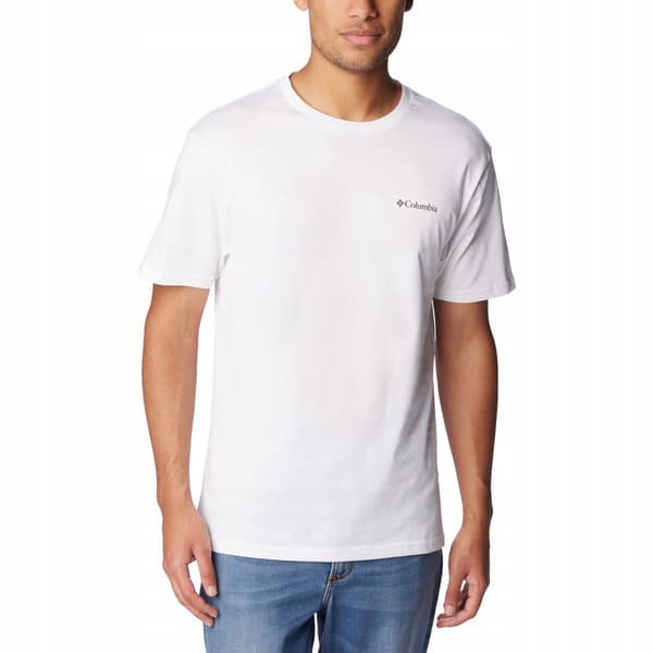 Columbia Herr Basic Logo T-shirt L Vit White L