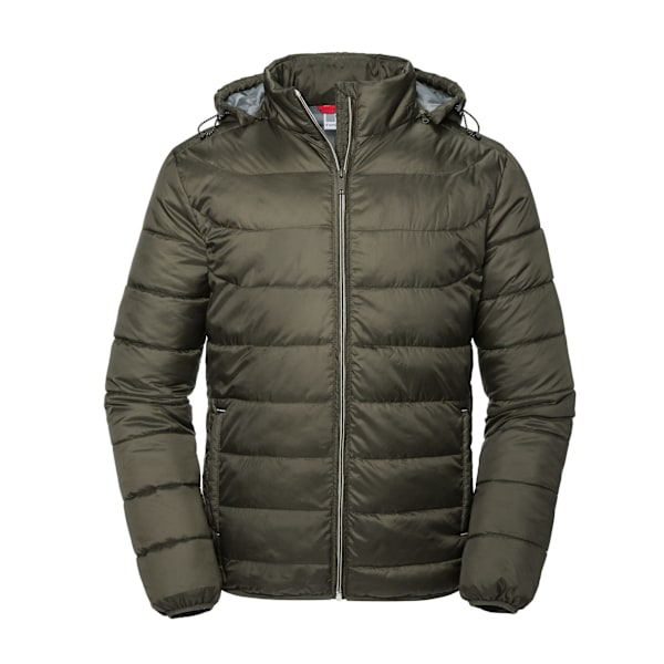 Russell Herr Nano Huvtröja Vadderad Jacka 4XL Mörk Oliv Dark Olive 4XL