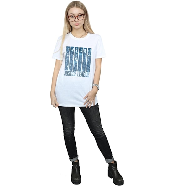 DC Comics Dam/Kvinnor Justice League Film Dubbel Indigo Bomull White M