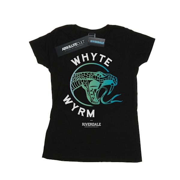 Riverdale Dam/Kvinnor Whyte Wyrm Bomull T-shirt XXL Svart Black XXL