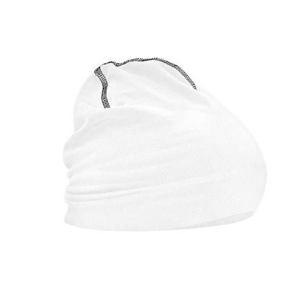Beechfield Unisex Vuxen Hemsedal Bomullsmössa En Storlek Vit/Svart White/Black One Size