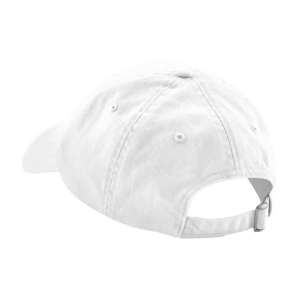Beechfield 6-panels Låg Profil Keps One Size Vit White One Size