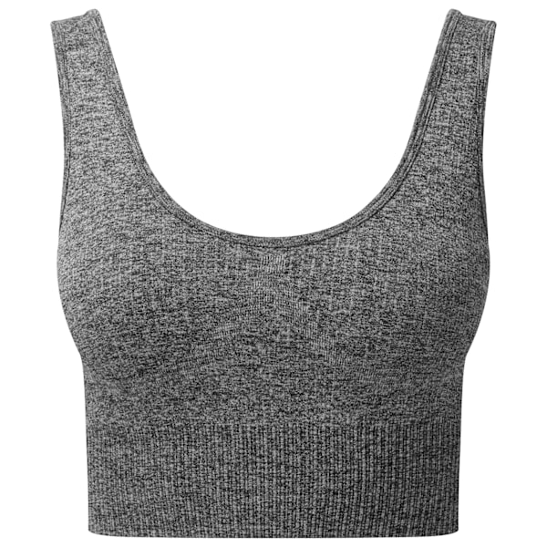 TriDri Dam/Kvinnor Multisport Ribbad Sömlös 3D BH XS Svart Black Melange XS