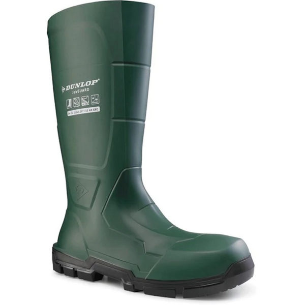 Dunlop Unisex Jobguard Säkerhetsstövlar i Gummi 4 UK Herit Heritage Green 4 UK