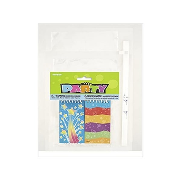 Unique Party Mini Wirebound Notebook (6-pack) En Storlek Flerfärgad Multicoloured One Size