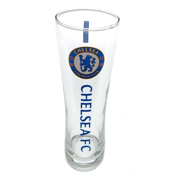 Chelsea FC Officiell Högt Ölglas One Size Blå Blue One Size