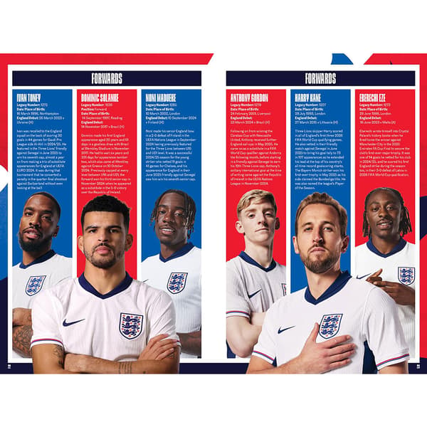 England FA 2026 Årsbok One Size Vit/Röd White/Red One Size