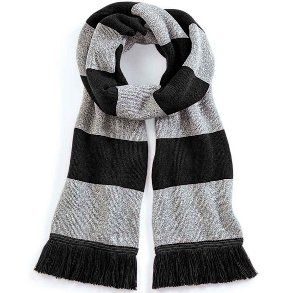 Beechfield Unisex Stadium Scarf för vuxna, en storlek, svart/melerad Black/Heather One Size
