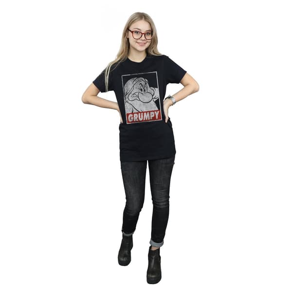 Snövit och de sju dvärgarna Dam/Dam Grumpy Poster Cot Black XL