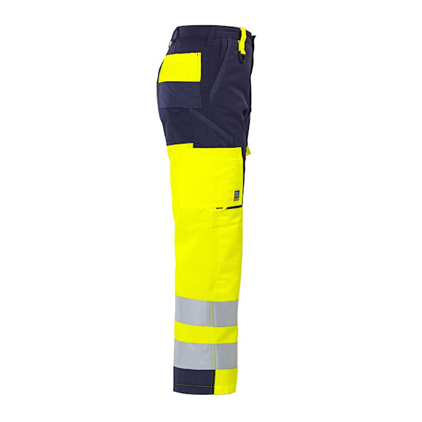 Projob Arbetsbyxor för Män med Hög Synlighet 40T Gul/Marinblå Yellow/Navy 40T