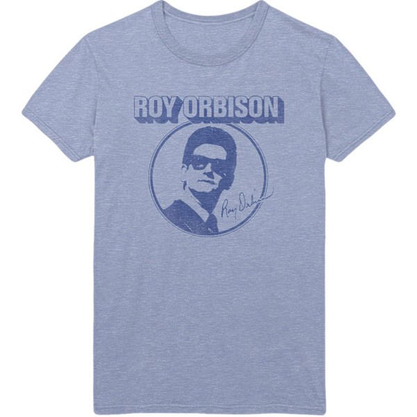 Roy Orbison Unisex Vuxen Foto Bomull T-shirt M Blå Blue M