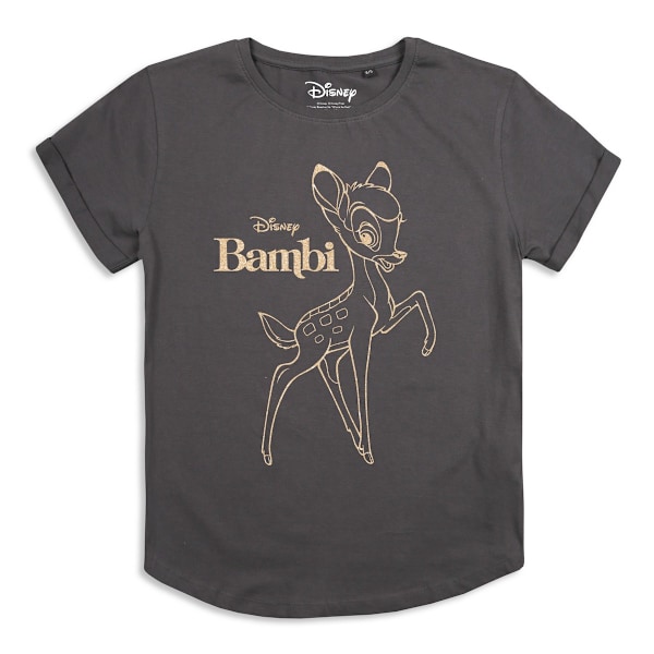 Bambi Dam/Dam Metallic T-Shirt XL Mörk Kol Dark Charcoal XL