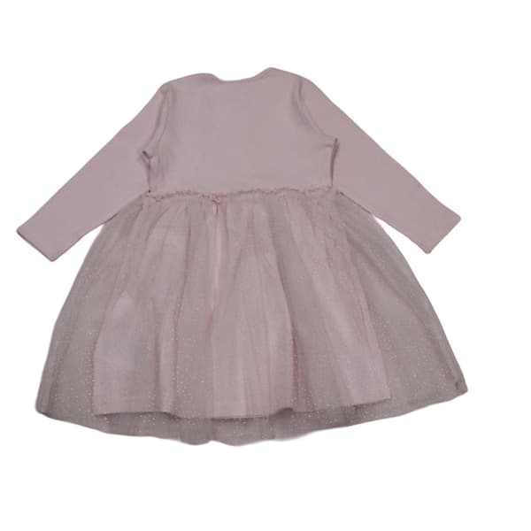 Hello World Flickor Glitter Tyllklänning 6-7 År Rosa Pink 6-7 Years