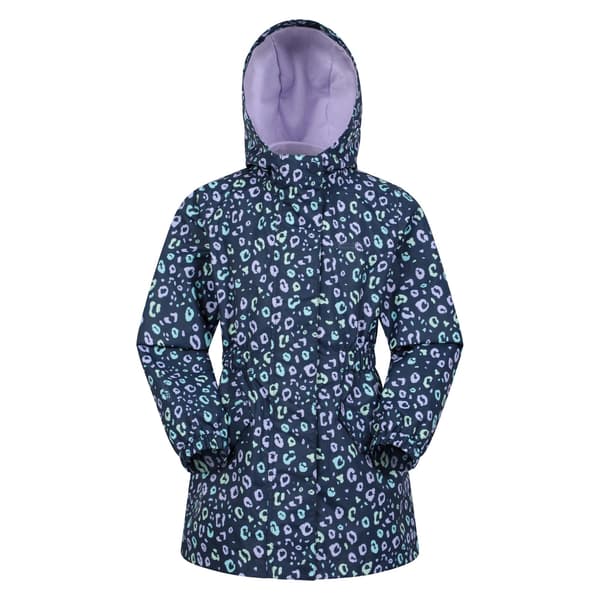 Mountain Warehouse Barn/Barn Leopard Print Lättviktig Dusky Purple 5-6 Years