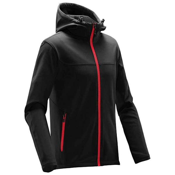 Stormtech Orbiter Hooded Soft Shell Jacka M Svart/Ljusröd Black/Bright Red M
