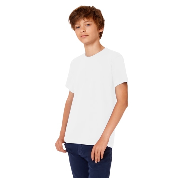 B&C Kids/Childrens Exact 190 Kortärmad T-shirt 3-4 Vit White 3-4