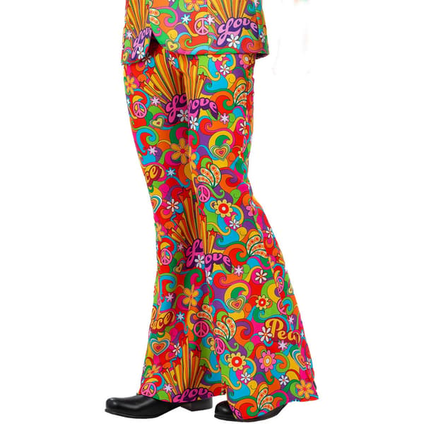 Smiffys Herr Regnbåge Fredskostym Utsvängda Byxor XL Multicolo Multicoloured XL