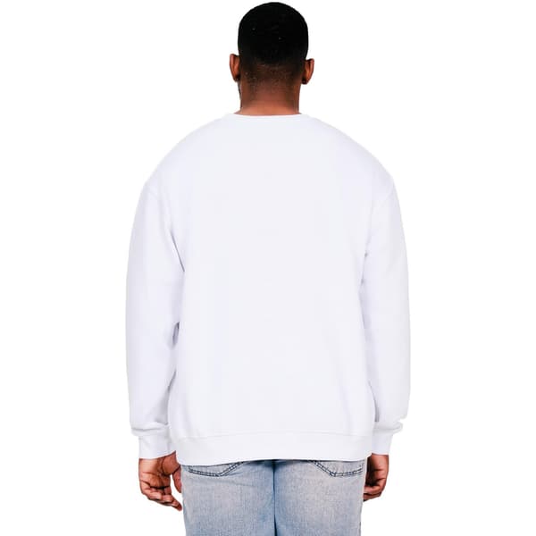 Casual Classics Herr Ringspun Bomull Oversized Sweatshirt XS Wh White XS
