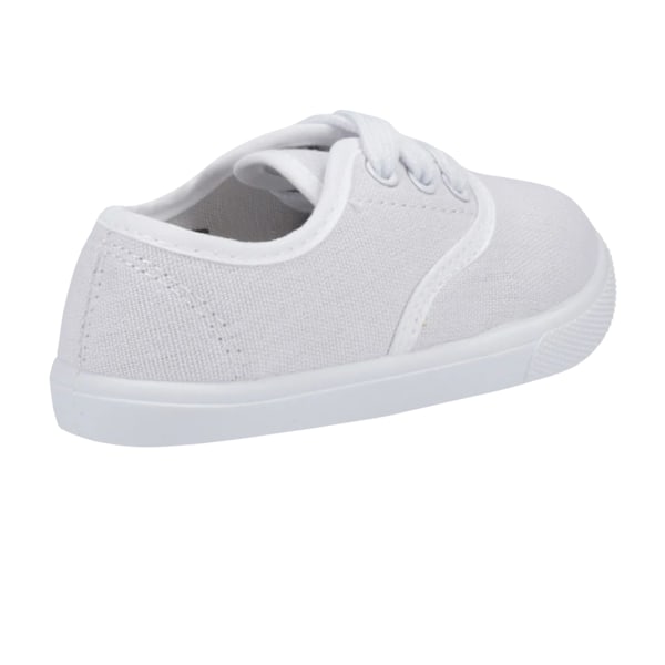 Mirak 204/ASG14 Unisex Barn Plimsolls med Snörning / Pojkar/Flickor White 11 UK Junior