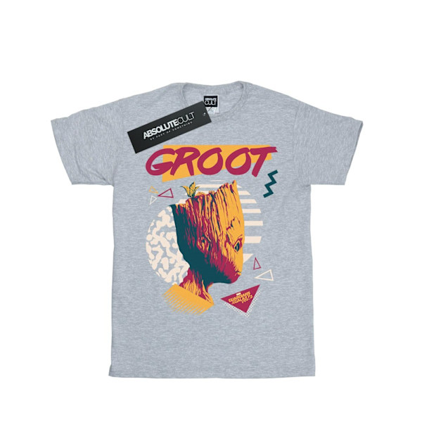 Marvel Herr Guardians Of The Galaxy Vol. 2 80-talets Groot T-shirt 3X Sports Grey 3XL