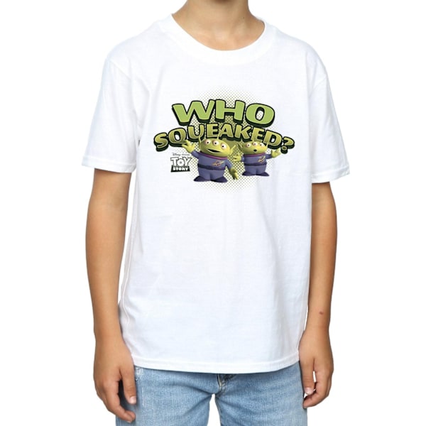 Disney Boys Toy Story Vem Pip? T-shirt 12-13 år Vit White 12-13 Years