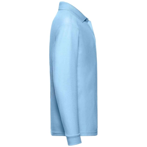 Fruit Of The Loom Barn/Barnkläder Långärmad Pique Poloskjorta 9 Sky Blue 9-11 Years