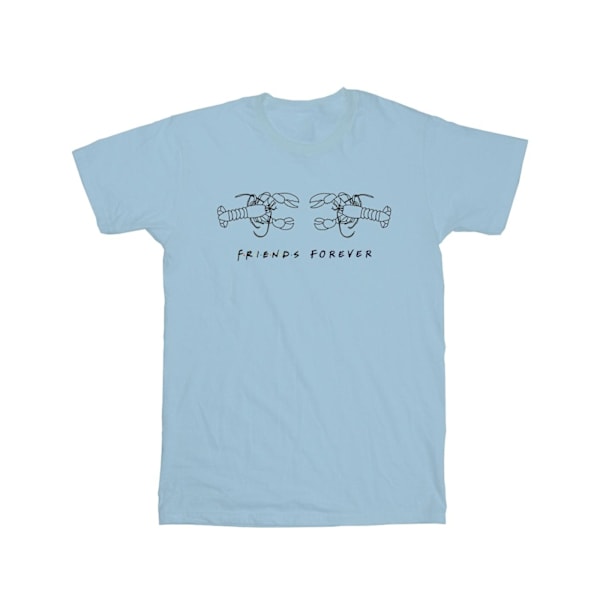 Friends Girls Lobster Logo Bomull T-shirt 5-6 år Baby Blue Baby Blue 5-6 Years