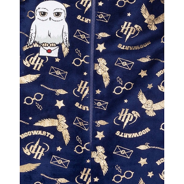 Harry Potter Barn/Barnkläder Pyjamas 13-14 År Marinblå/Guld Navy/Gold 13-14 Years