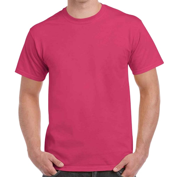 Gildan Herr Heavy Cotton T-Shirt 3XL Röd Red 3XL