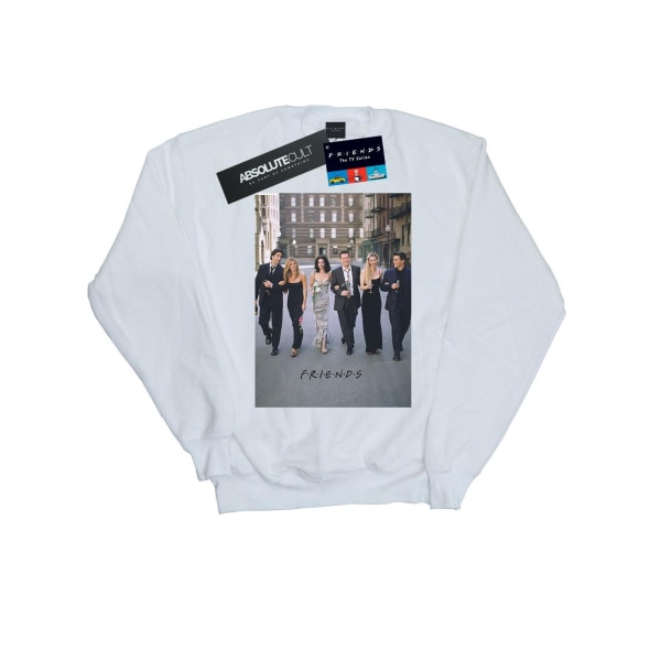 Friends Dam/Dam Champagne And Flowers Sweatshirt XXL Whit White XXL