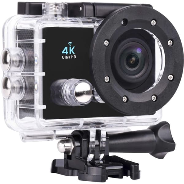 Prixton Action Camera Set (Batteries Included) One Size Solid B Solid Black One Size