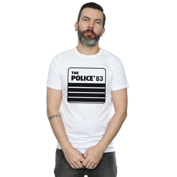 The Police Mens 83 Tour T-Shirt XL Vit White XL