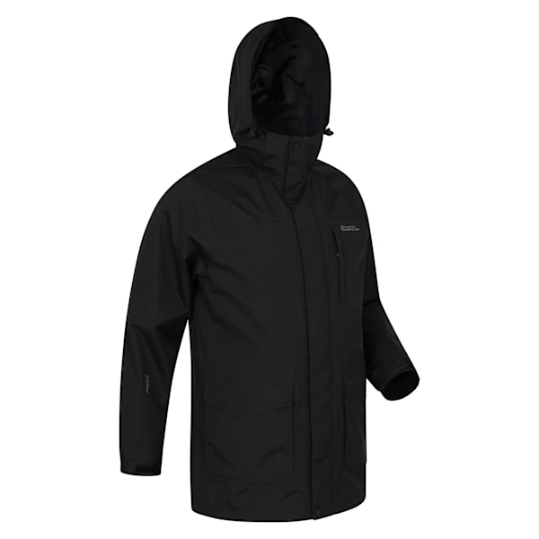 Mountain Warehouse Mens Glacier II Lång Vattentät Jacka S Bla Black S