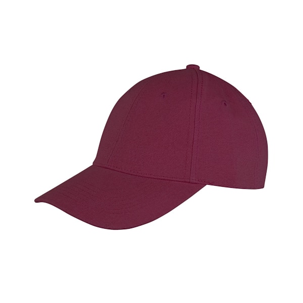 Result Unisex Core Memphis 6-Panel Basebollkeps (2-pack) One Burgundy One Size